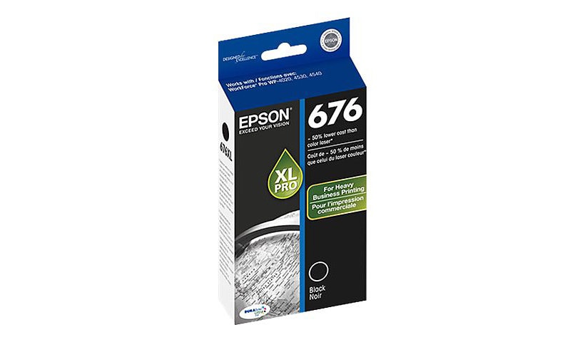 Epson 676XL - XL - black - original - ink cartridge