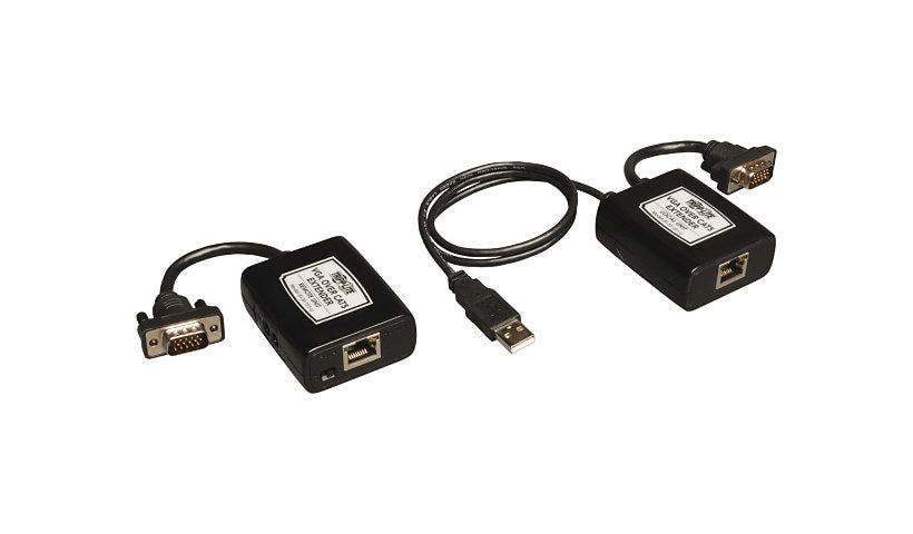 Tripp Lite VGA over Cat5/Cat6 Video Extender Kit USB Powered up to 500ft TAA/GSA - video extender