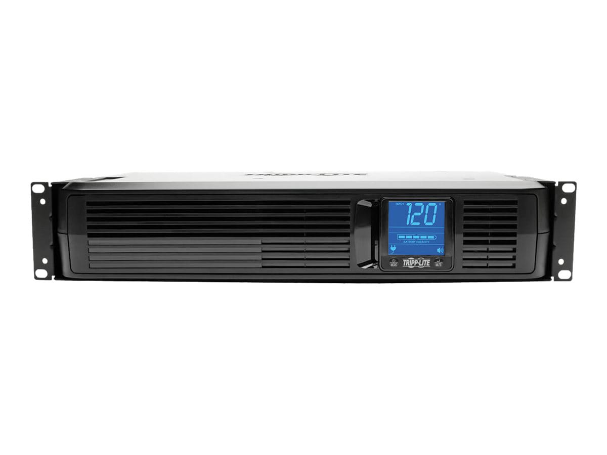 Thumbnail 2 of 9 for Eaton Tripp Lite Series UPS Smart 1500VA 900W Rackmount AVR 120V LCD USB DB9 Extended Run 2URM - UPS - 900 Watt - 1500