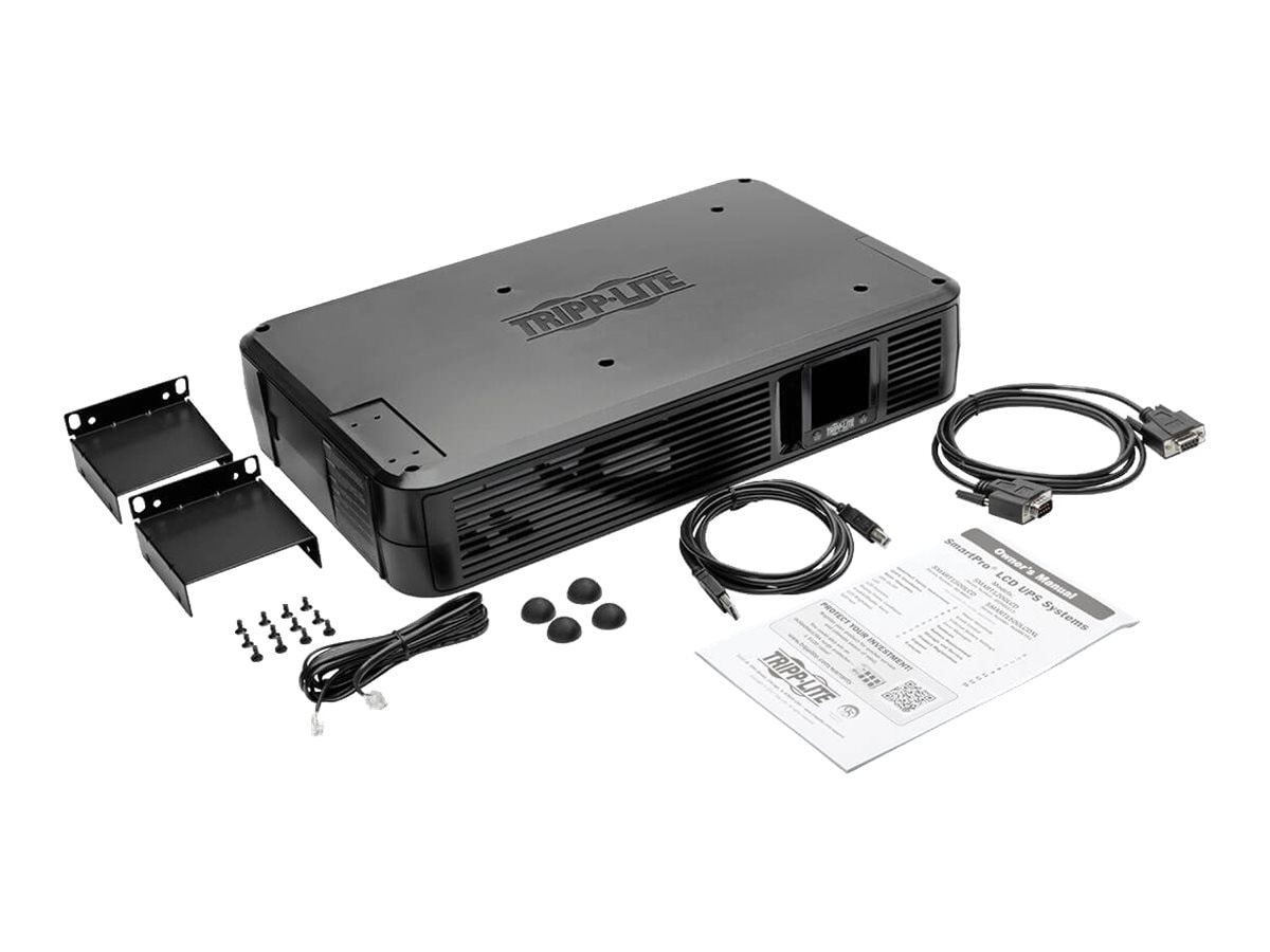 Thumbnail 6 of 9 for Eaton Tripp Lite Series UPS Smart 1500VA 900W Rackmount AVR 120V LCD USB DB9 Extended Run 2URM - UPS - 900 Watt - 1500