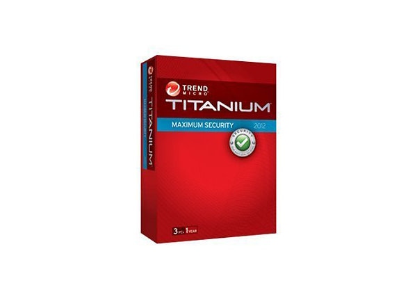 Trend Micro Titanium Maximum Security 2012 - box pack ( 1 year )