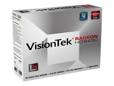 VisionTek Radeon HD 6450 - graphics card - Radeon HD 6450 - 1 GB