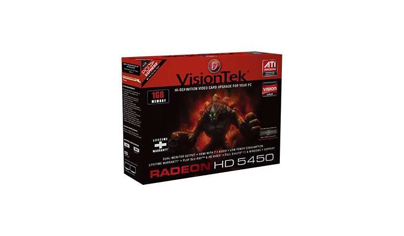 VisionTek Radeon HD 5450 - graphics card - Radeon HD 5450 - 1 GB