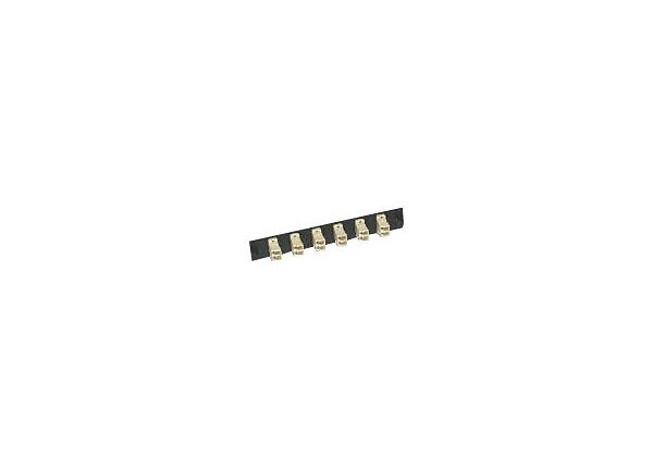 Belden FiberExpress Optical Fiber Adapter Strips - patch panel connector mounting plate