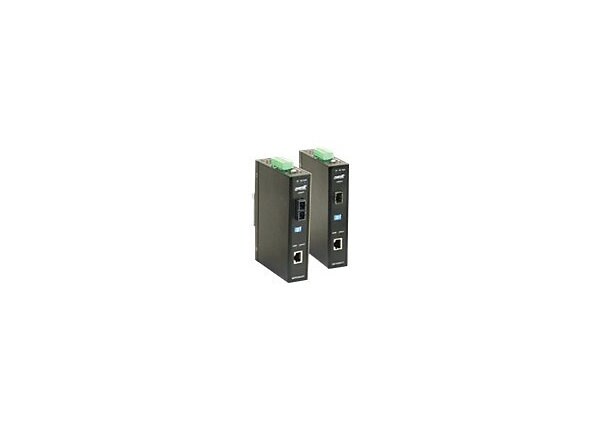 Transition Industrial Media Converter - fiber media converter - Ethernet, Fast Ethernet, Gigabit Ethernet