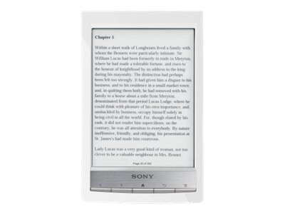 Sony PRS-T1WC - eBook reader - 2 GB - 6" - white