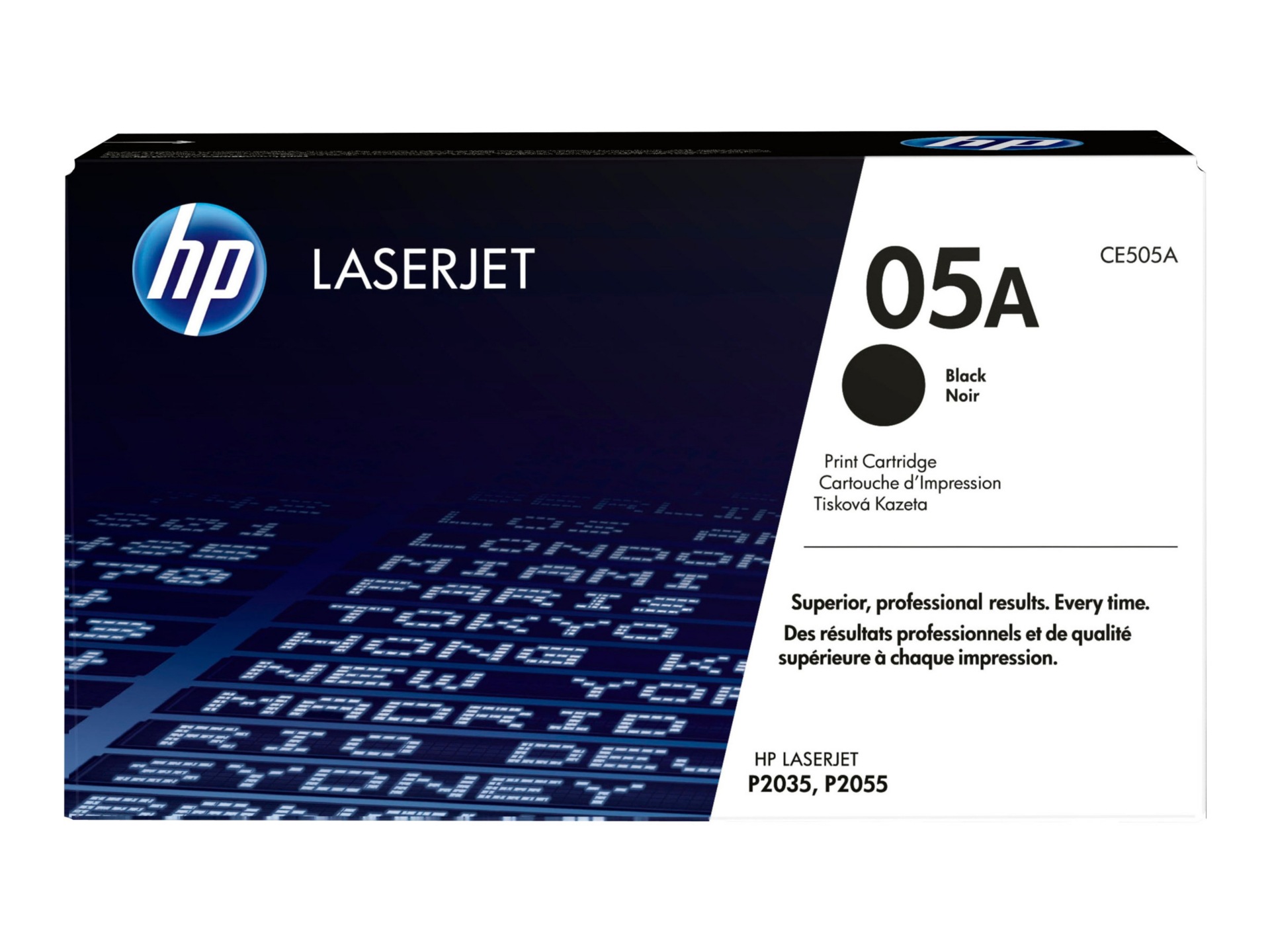 Thumbnail 2 of 23 for HP 05A (CE505D) Original Laser Toner Cartridge - Dual Pack - Black - 2 / Carton