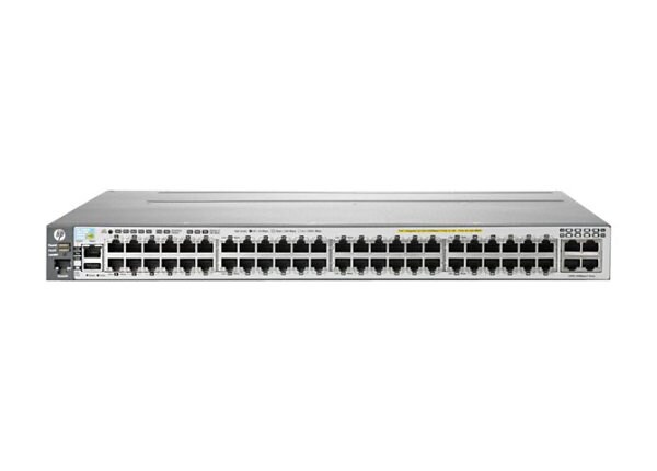 HPE 3800-48G-PoE+-4XG Switch - switch - 48 ports - managed - rack-mountable