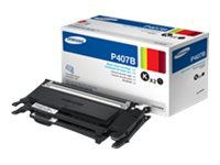Samsung CLT-P407B Value Pack - 2-pack - black - original - toner cartridge