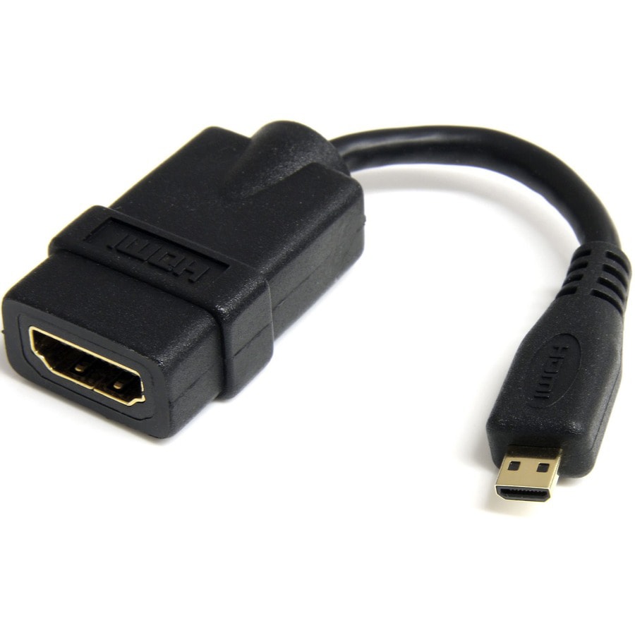 StarTech.com Micro HDMI to HDMI Adapter - 4K High Speed HDMI Type-D HDMI Converter - HDADFM5IN - Audio & Cables - CDW.com