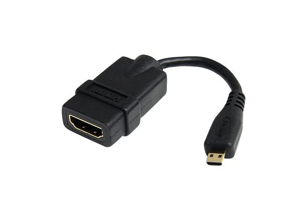sovende melodrama Boghandel StarTech.com Micro HDMI to HDMI Adapter Dongle - 4K High Speed Micro HDMI  Type-D to HDMI Converter - HDADFM5IN - Audio & Video Cables - CDW.com
