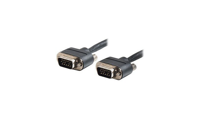 C2G Plenum-Rated HD15 SXGA Monitor/Projector Cable with Rounded Low Profile
