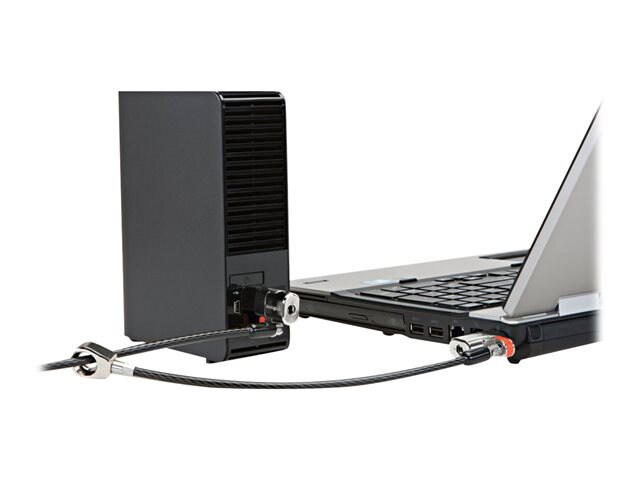 Kensington ClickSafe Keyed Twin Laptop Lock - security cable lock
