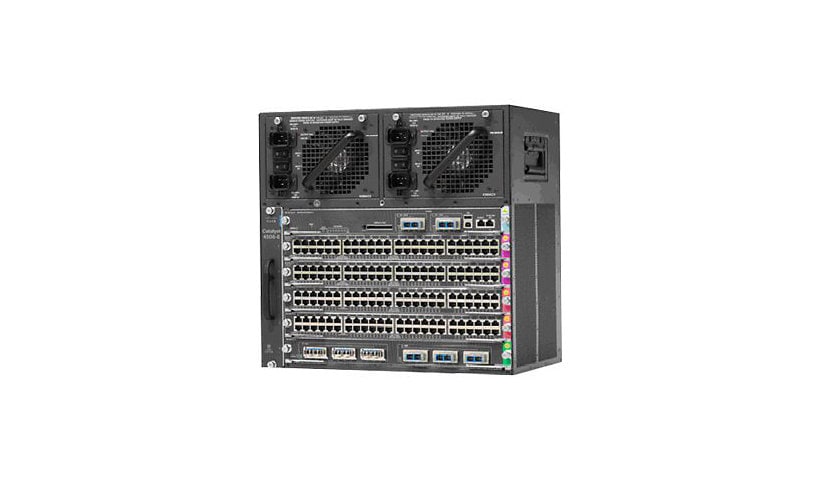 Cisco Catalyst 4506-E - switch - 96 ports - managed - rack-mountable - with Cisco Catalyst 4500 Supervisor Engine 7L-E,