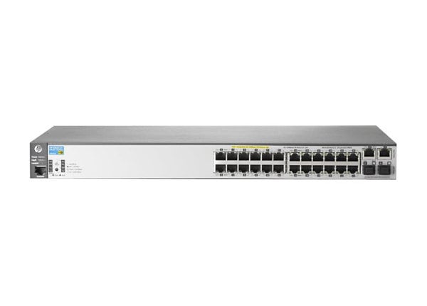 HPE Aruba 2620-24-PPoE+ - switch - 24 ports - managed - rack-mountable