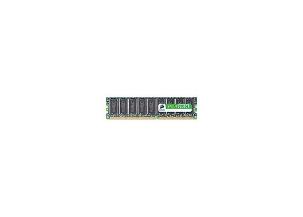 CORSAIR Value Select - DDR - 1 GB - DIMM 184-pin - unbuffered