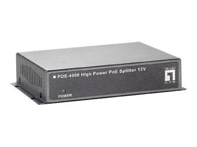 LevelOne POS-4000 High Power PoE Splitter - 12V, 30W