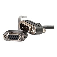 C2G 35ft RS232 DB9 Cable with Low Profile Connectors - In Wall Rated - M/F