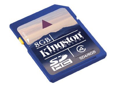 Kingston - flash memory card - 8 GB - SDHC