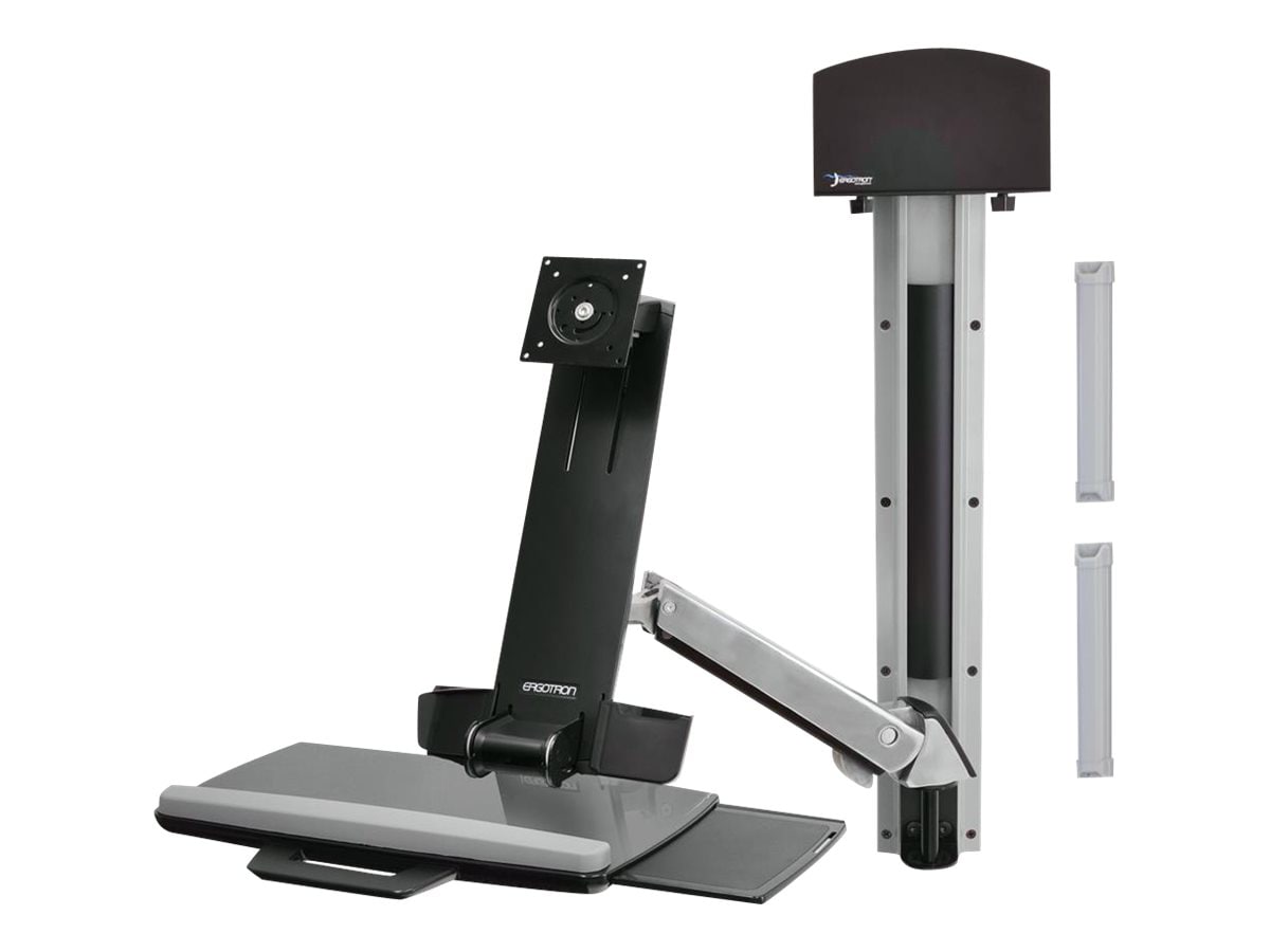 Ergotron StyleView Sit-Stand Combo System mounting kit - for LCD display / keyboard / mouse / barcode scanner / CPU -