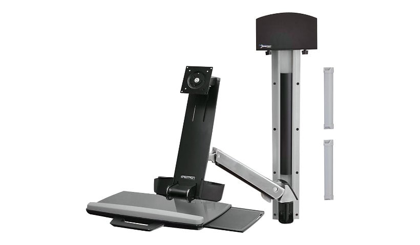 Ergotron StyleView Sit-Stand Combo System mounting kit - for LCD display / keyboard / mouse / barcode scanner / CPU -
