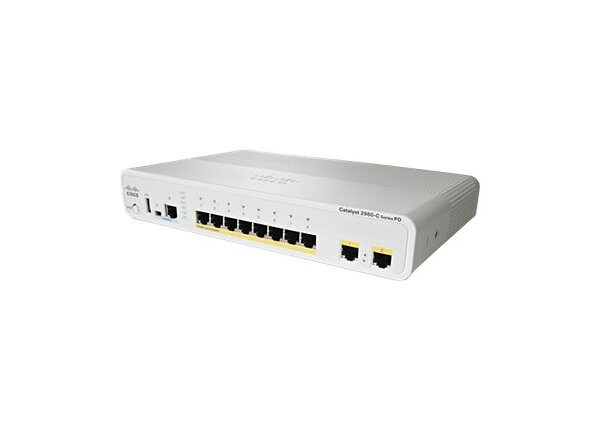 Cisco Catalyst Compact 2960CPD-8PT-L - switch - 8 ports - managed