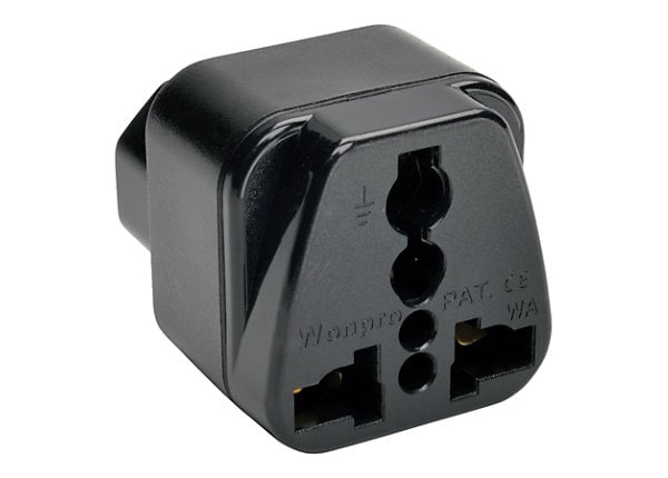 Tripp Lite International Power Outlet Adapter Plug UK French German to C13