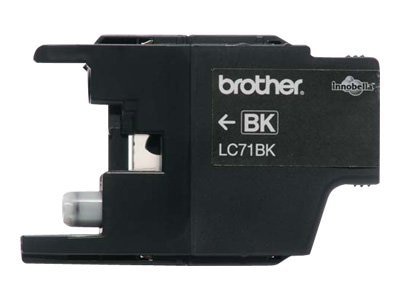 Brother LC71BK - black - original - ink cartridge