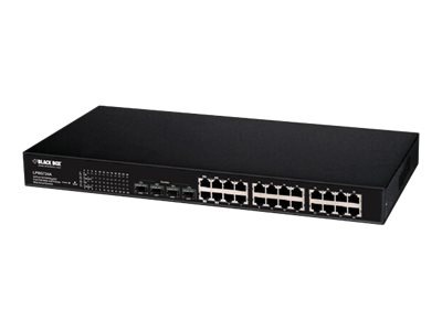 Black Box Web Smart Gigabit Switch - switch - 24 ports - managed