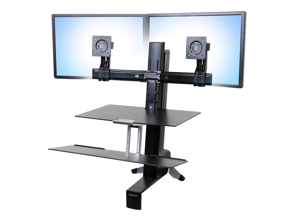 Ergotron Tall-User Kit for WorkFit Dual - mounting kit - for 2 LCD displays