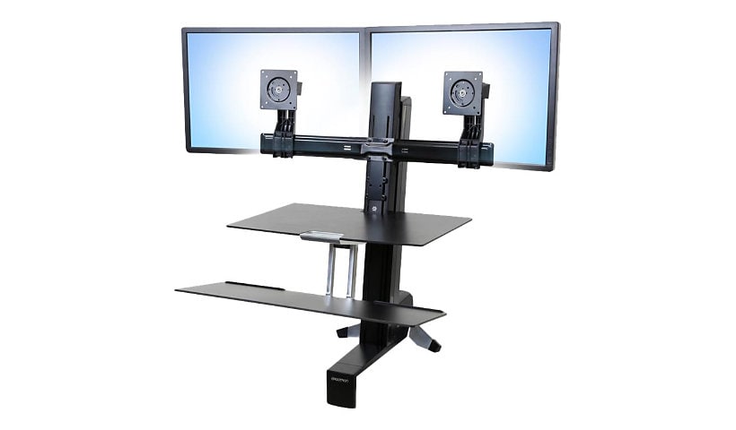 Ergotron Tall-User Kit for WorkFit Dual - kit de montage - pour 2 écrans LCD