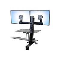 Ergotron Tall-User Kit for WorkFit Dual - mounting kit - for 2 LCD displays