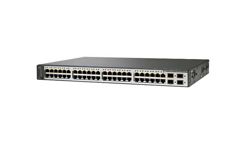 Cisco Catalyst 3750V2-48PS - switch - 48 ports - managed - rack-mountable