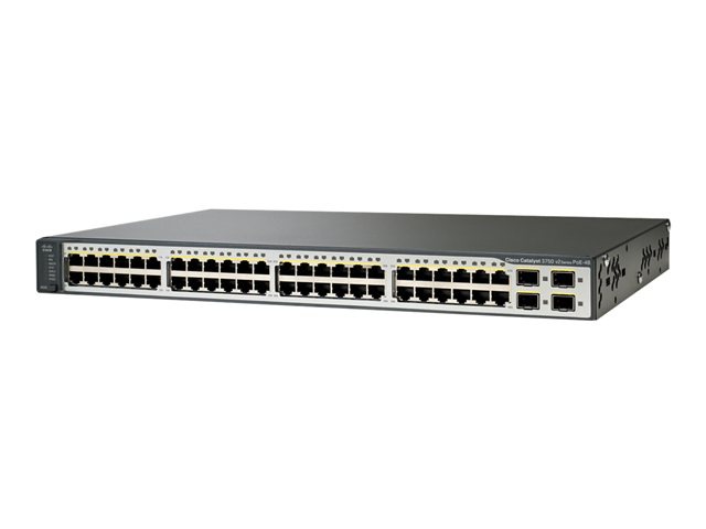 Cisco Catalyst 3750V2-48PS - switch - 48 ports - managed - rack-mountable