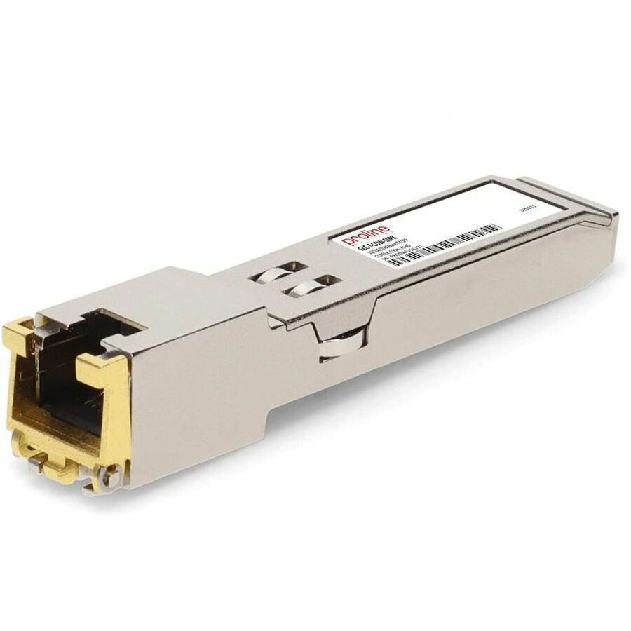 Proline 10PK Cisco® GLC-T Compatible TAA 10/100/1000Base-TX SFP Transceiver (Copper, 100m, RJ-45)