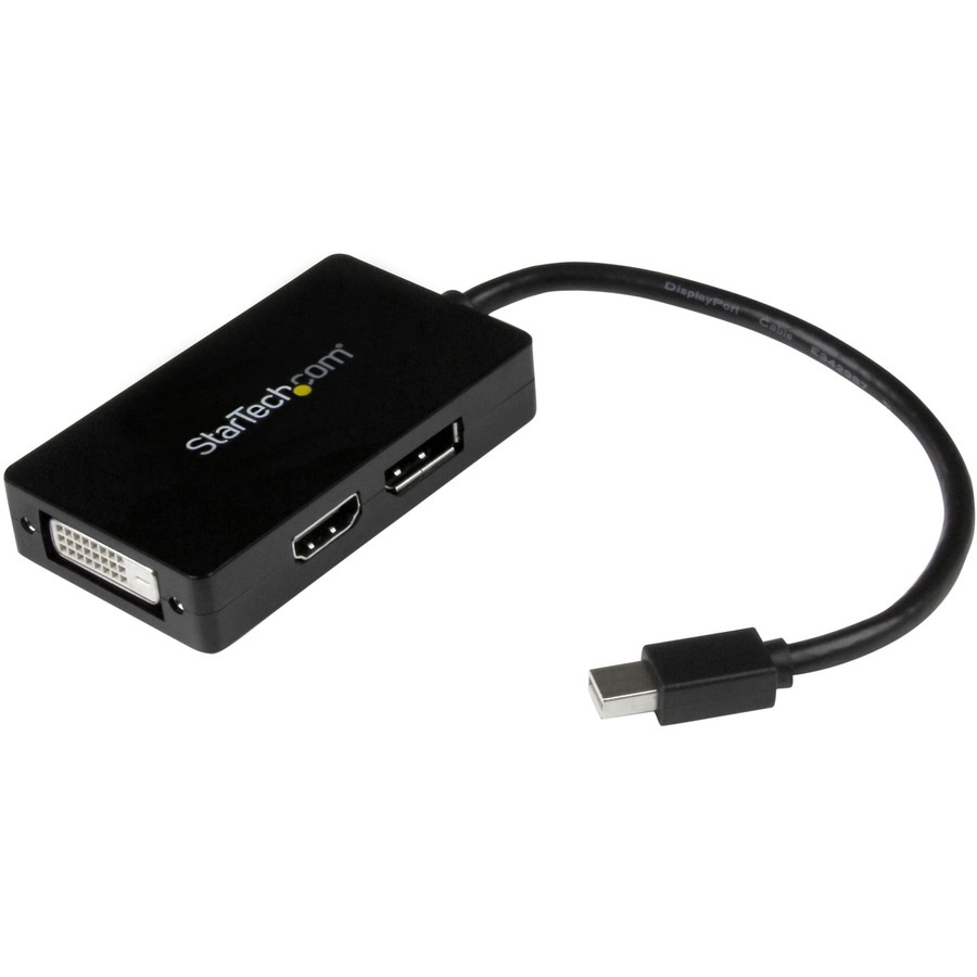 StarTech.com 3-in-1 Mini DisplayPort Adapter - mDP to DP, DVI-D or HDMI Multi-Video Adapter Converter