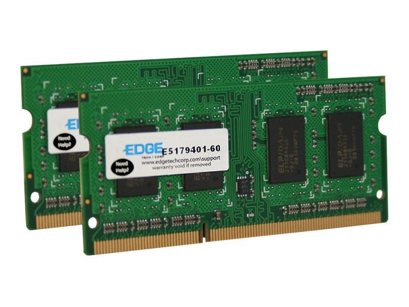EDGE - DDR3 - kit - 16 GB: 2 x 8 GB - SO-DIMM 204-pin - 1333 MHz / PC3-10600 - unbuffered