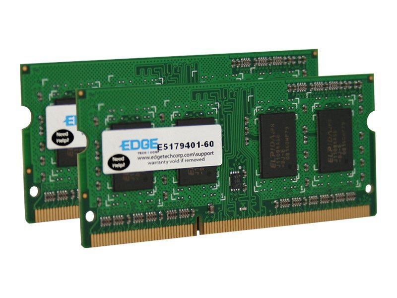 EDGE - DDR3 - 16 GB: 2 x 8 GB - SO-DIMM 204-pin - unbuffered