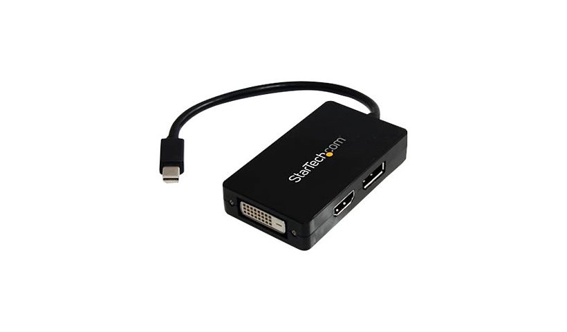 StarTech.com 3-in-1 Mini DisplayPort Adapter - mDP to DP, DVI-D or HDMI