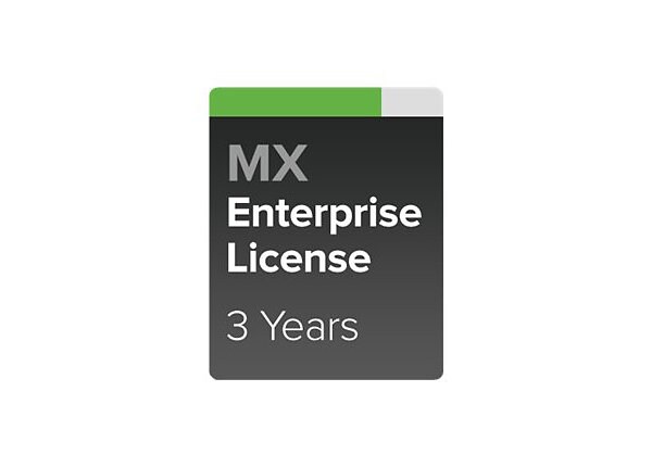 Cisco Meraki MX70 Enterprise - subscription license (3 years) - 1 license