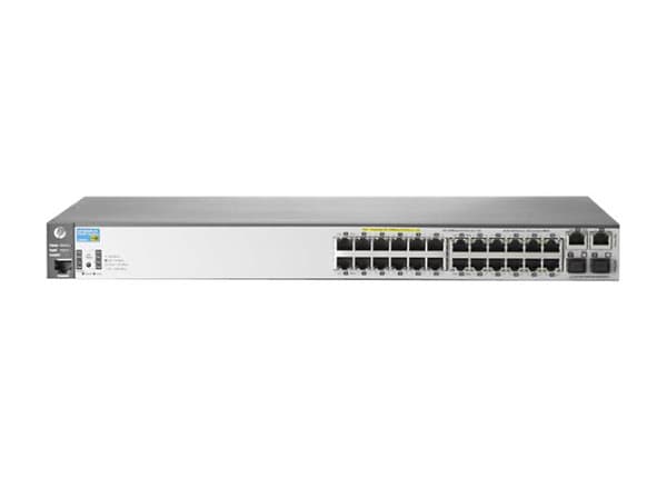 HP 2620-24-PPoE+ Switch - 24 ports - managed - rack-mountable