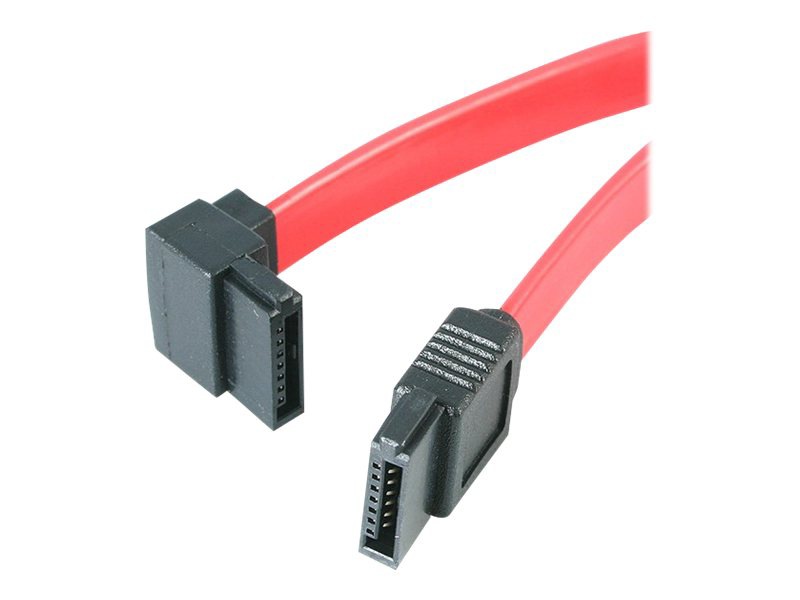 StarTech.com SATA to Left Angle SATA Serial ATA Cable - SATA cable - 8 in
