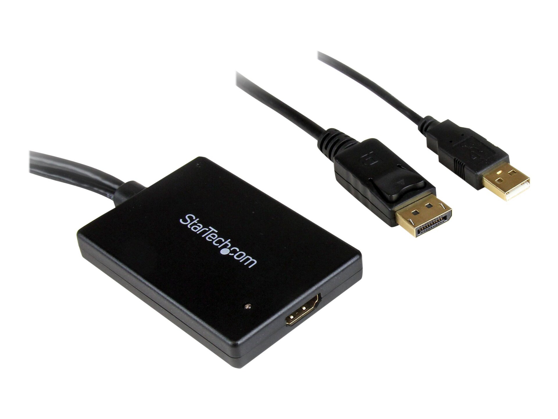 StarTech.com DisplayPort to HDMI Adapter with USB Audio - DP to HDMI