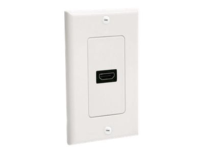 Vægt Teenager Grøn baggrund StarTech.com Single Outlet Female HDMI® Wall Plate White - HDMIPLATE -  Audio & Video Cables - CDW.com