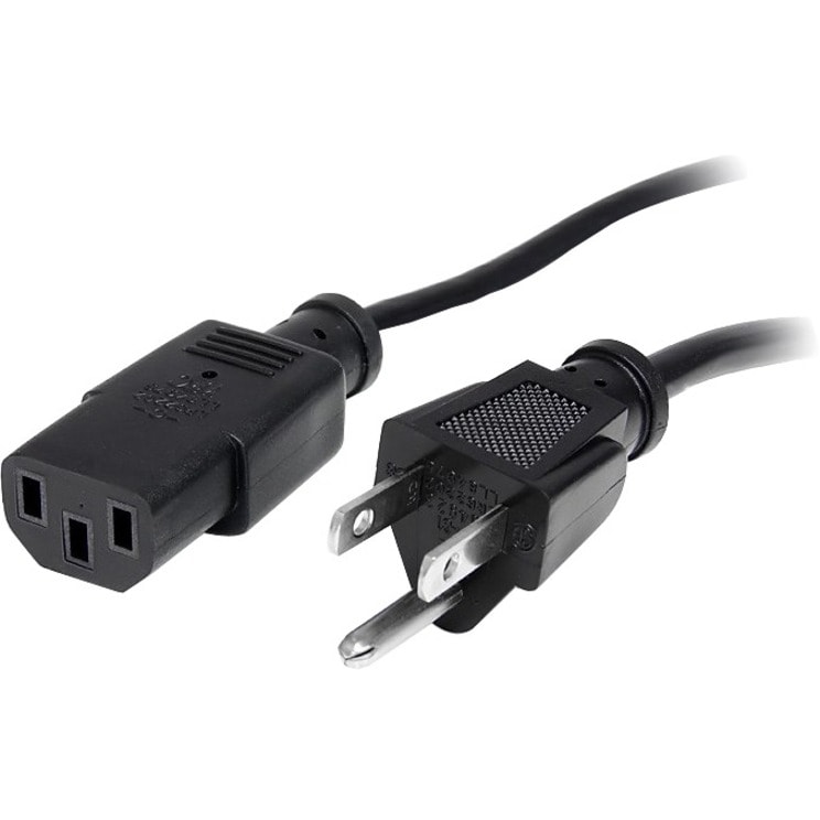 StarTech.com 20ft (6m) Computer Power Cord, NEMA 5-15P to C13 Cable, 18AWG