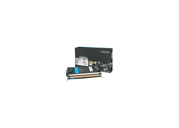 Lexmark - cyan - original - toner cartridge