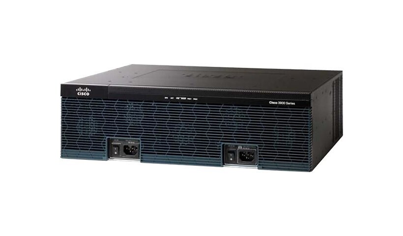 Cisco 3945 Secure WAAS Bundle - router - desktop, rack-mountable - with Cis