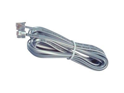 Allen Tel phone cable - 14 ft - satin silver