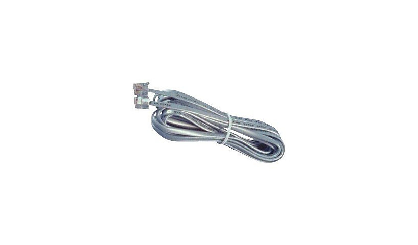 Allen Tel phone cable - 14 ft - satin silver