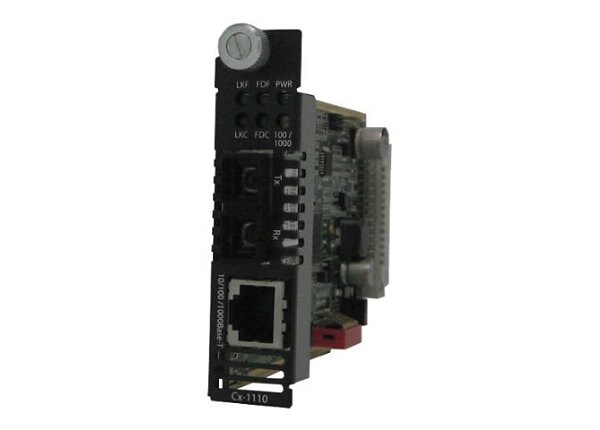 Perle CM-1110-S2SC10 - fiber media converter - Ethernet, Fast Ethernet, Gigabit Ethernet
